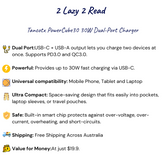 Tancotx PowerCube30 30W Dual-Port Fast Charger White